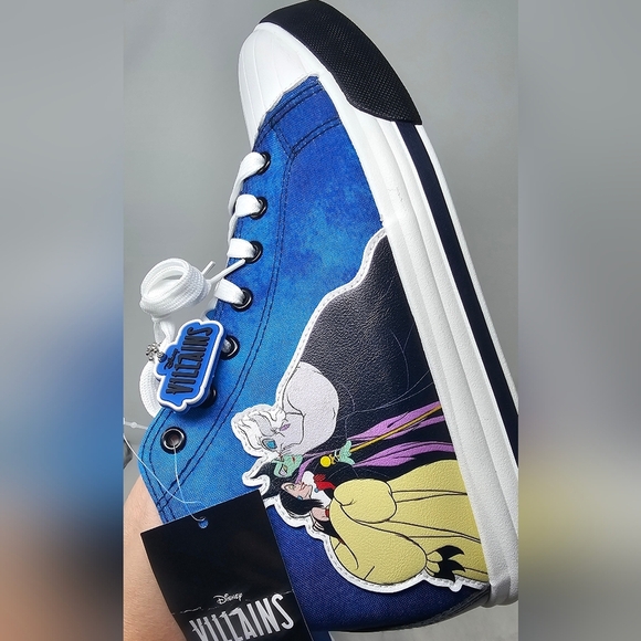 Disney Ground Up Villains Women's Casual Canvas High-Top Sneakers Size 9.5 - Picture 8 of 13